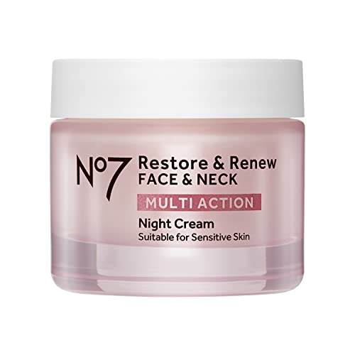 No7 Restore & Renew Sculpting Night Cream for Face & Neck, 1.69 - Product Imagery