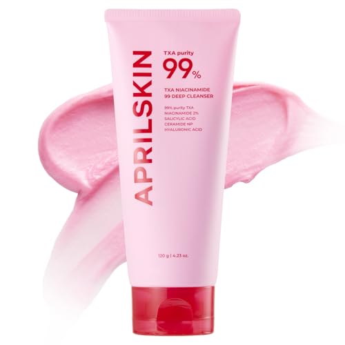 APRILSKIN TXA Niacinamide Pink Bubble Gum Deep Cleanser - Product Imagery