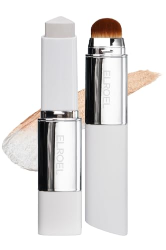 ELROEL Blanc Cover Cream Stick V White - Korean Foundation (#201 Light) – 201 Light, Paraben Free