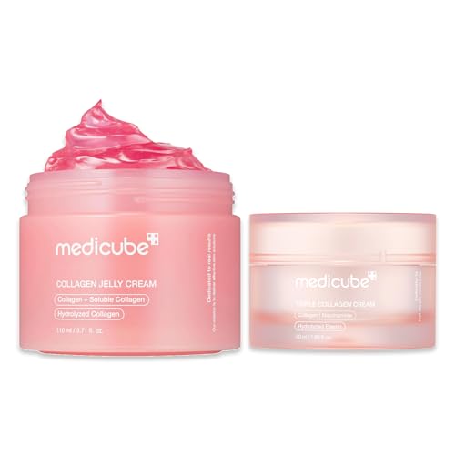 medicube Big Size Cream Duo - Collagen Jelly 110ml & Triple - Product Imagery