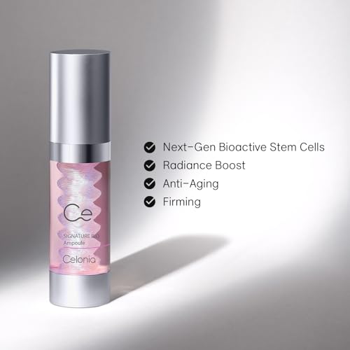 CELONIA Signature Bio Ampoule, Anti Againg Face Serum, Bio Stem - Product Imagery