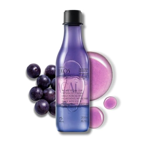 natura - Ekos Açaí Triple Phase Shower Oil - Revitalizing - Product Imagery