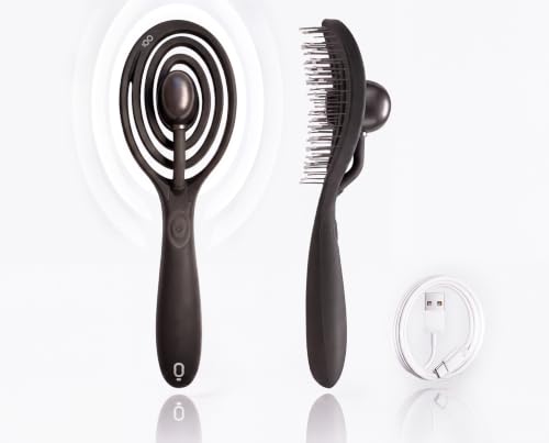 OO!brush Detangling Hair Brush, Wet & Dry, For All Hair Types – Truffle Noir
