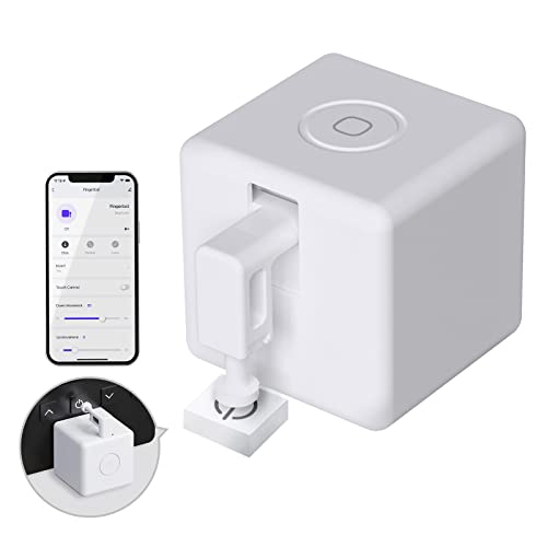MOES Fingerbot Plus Smart Button Pusher No Wiring Switch, Upgrade with Touch Control, Work with Smart Life App, Add MOES