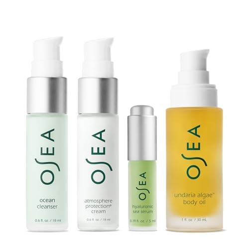 OSEA Face + Body Bestsellers, 4-Piece Skin Care Travel-friendly - Product Imagery