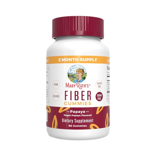MARYRUTH'S Fiber Gummies for Adults, Sugar Free, 60 Count, 2 - Product Imagery
