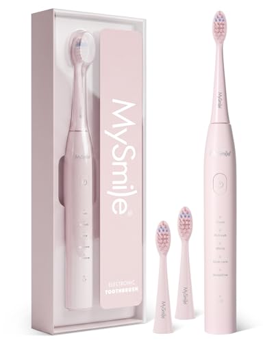 MySmile DY156 Electric Toothbrush for Adults, Rechargeable Sonic - Product Imagery