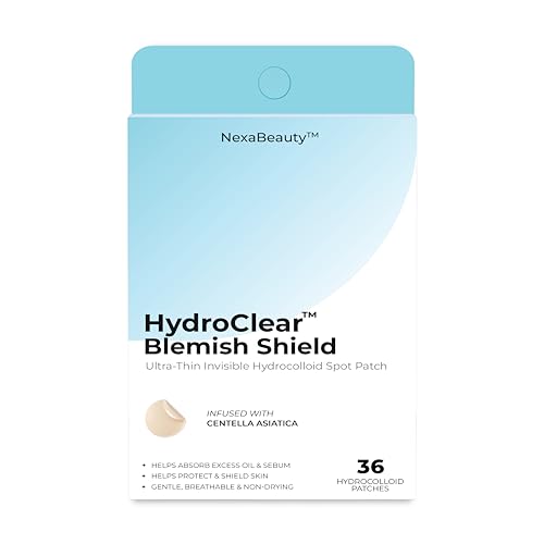 HydroClear Hydrocolloid Pimple Patches Centella Asiatic, 36 Ct - Product Imagery