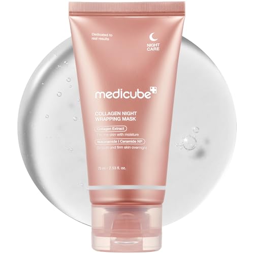medicube Wrapping Mask Collagen - Overnight Peel Off Facial Mask - Product Imagery