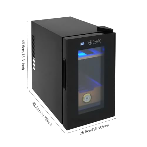 23L Cigar Humidor Cabinet, 150 Count Electric Thermostatic Cigar - Product Imagery