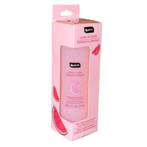 Glow Up Toner with Watermelon Extract and Hyaluronic Acid 4 oz - Product Imagery