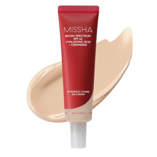 MISSHA M Perfect Cover BB Cream No.21 Light Beige SPF 42 PA+++ - Product Imagery
