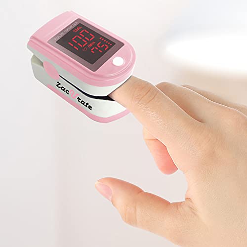 Zacurate Pro Series 500DL Fingertip Pulse Oximeter Blood Oxygen - Product Imagery