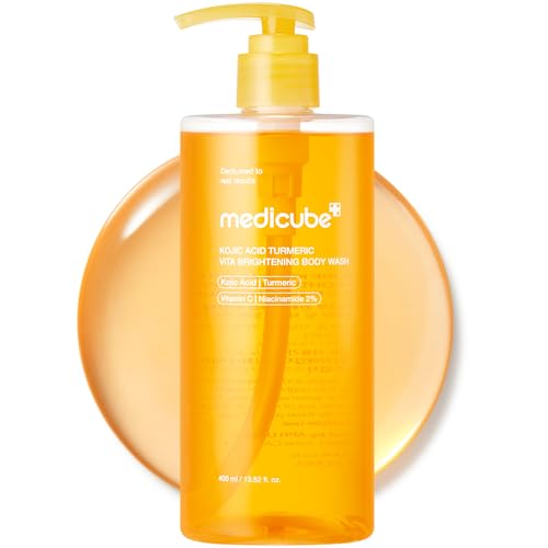 medicube Kojic Acid Turmeric Brightening Body Wash, 13.52 fl.oz - Product Imagery