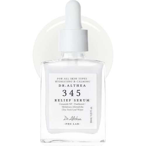 Dr.Althea 345 Relief Serum, Korean Vegan Skin Care, 1.01 Fl Oz – Unscented