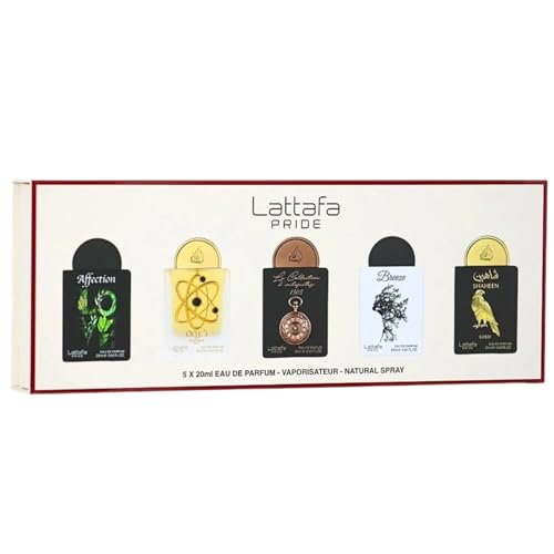 Lattafa Giftset Collection Eau De Parfum | Musk, Amber, Woody, Fruity | Long-Lasting Perfume Fragrance – Musk, Amber, Wo