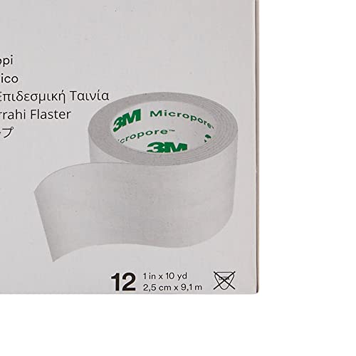 3M™ Micropore™ Surgical Tape 1530-1, 1 IN x 10 YD (2,5cm x - Product Imagery