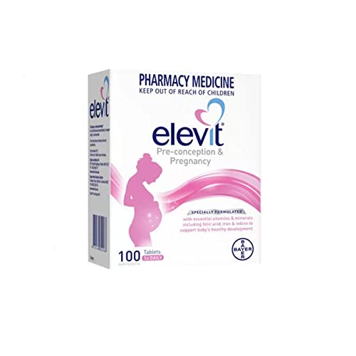 Elevit TAB with Iodine 100s Standard Shipping - Product Imagery