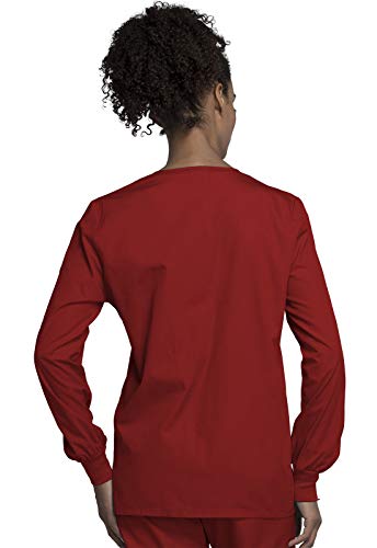 Cherokee WW Originals Scrubs Jacket for Women Snap Front 3 - Product Imagery