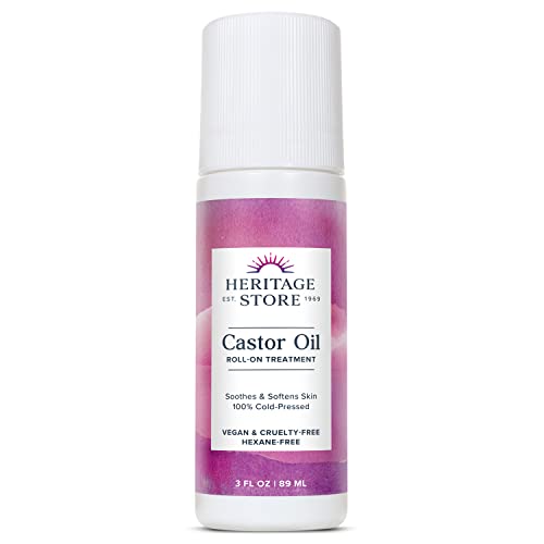 HERITAGE STORE Castor Oil Roll On, 3 fl oz - Product Imagery
