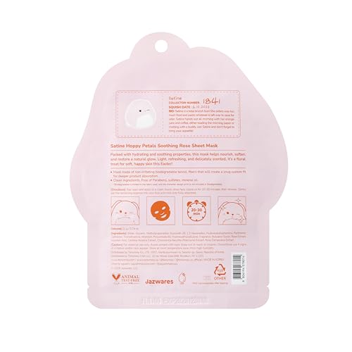 TONYMOLY x Squishmallows Satine Sheet Mask - Rose & Chamomile - Product Imagery