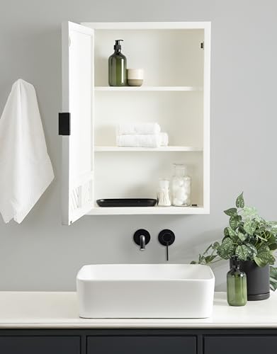 Kate and Laurel Mezzeta Decorative Modern Rectangle Bathroom - Product Imagery