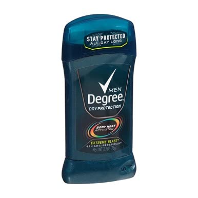 Degree Men Anti-Perspirant Deodorant Invisible Stick Extreme Blast - 2.7 oz, Pack of 6