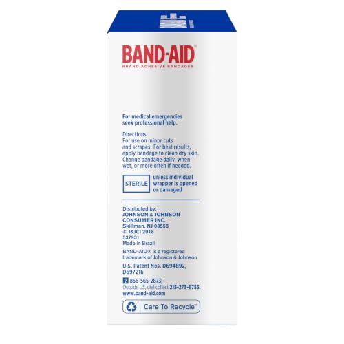 BAND-AID Brand Tru-Stay Sheer Adhesive Bandages, Assorted Sizes, - Product Imagery