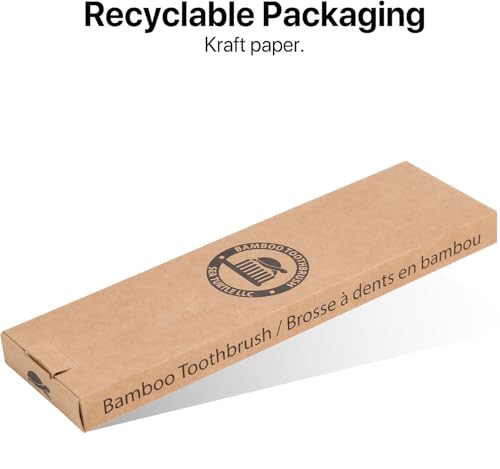 Sea Turtle Plant-Based Bristles, Bamboo Toothbrushes, Soft - Product Imagery