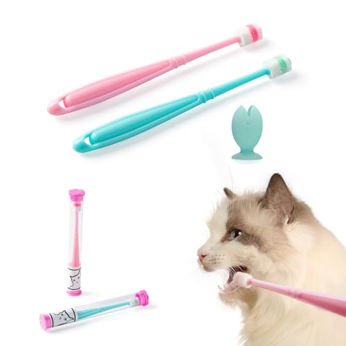 E.M&S.T by Emmeliestella Small Dog & Cat Toothbrush 360° Soft - Product Imagery