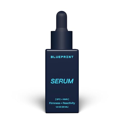 Blueprint Bryan Johnson Facial Serum with SFC & NMN – Age Defying Serum for Fine Lines, Firmness & Hydration – Longevity