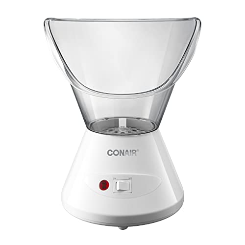 True Glow by Conair Moisturizing Mist Facial Steamer, Warm Steam Face Sauna for Deep Pore Cleansing & Hydration, Home Sp