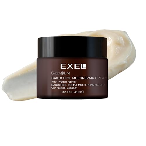 EXEL Bakuchiol Night Cream – Vegan Retinol Alternative Face Moisturizer – Anti Wrinkle & Firming Treatment with Rosehip 