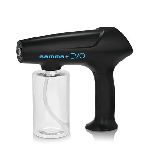 GAMMA+ Evo Nano Mister Cordless Portable Water Sprayer, Disinfect Mist, USB-C Rechargeable for Barber, Salon, Home Use –