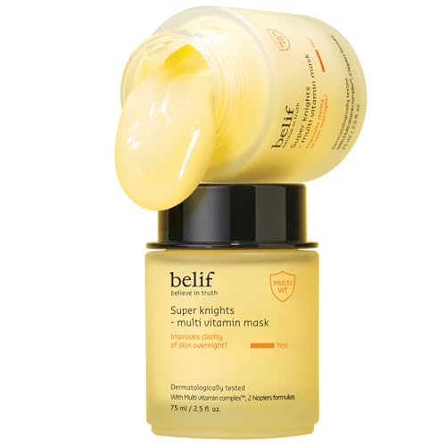 belif Vitamin C Overnight Butter Mask – Hydrating & Rejuvenating Sleeping Mask with Multi Vitamin Complex for Plumping D