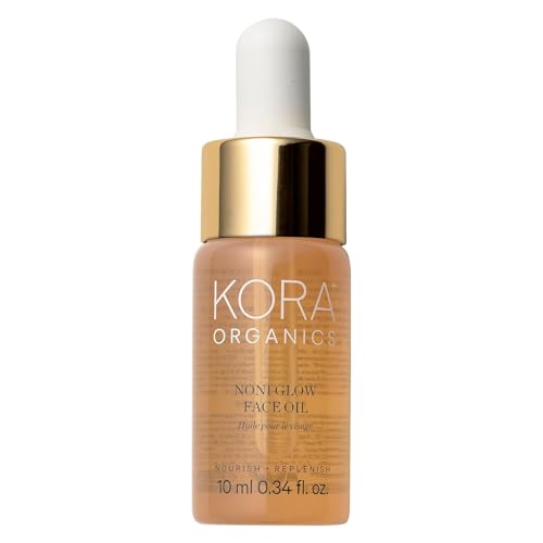 KORA Organics Noni Glow Face Oil for All Skin Types Nourishing Facial Oil – Unscented, 0.34 Fl Oz (Pack of 1)