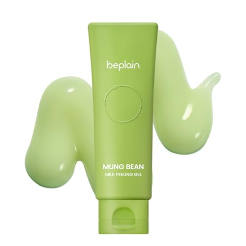 beplain Mung Bean Milk Peeling Gel, Hyaluronic Acid Exfoliator, - Product Imagery