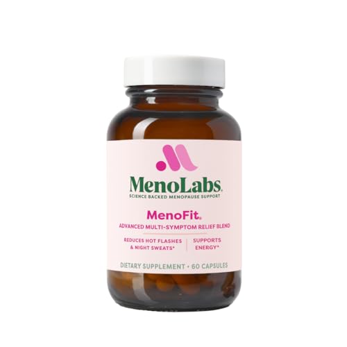 MENOLABS MenoFit, Menopause Supplements for Women - 60 Capsules - Product Imagery