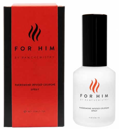 RawChemistry For Him Pheromone Infused Men's Cologne, Long-Lasting,1 oz – Bold