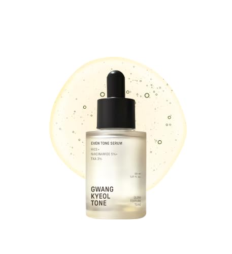 GWANG KYEOL TONE(GKT) Even Tone Serum, Rice Water, Niacinamide, Tranexamic Acid, Hyaluronic Acid, Tone Clarifying, Glow 