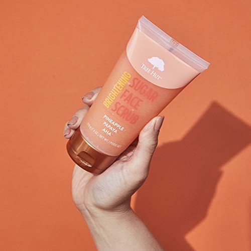 Tree Hut Pineapple & Papaya Brightening Face Scrub, 7.4 Fl Oz - Product Imagery