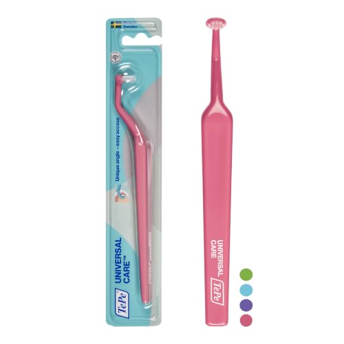 TePe Pack of 1 Universal Care Angled Soft-Bristle Toothbrush, - Product Imagery