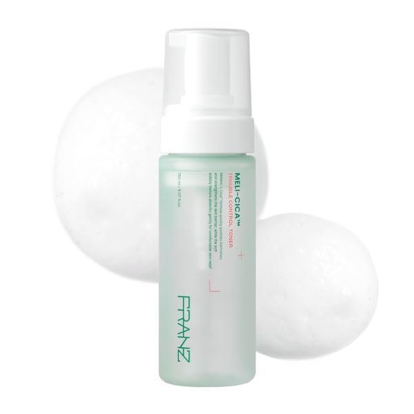 FRANZ Meli-CICA Bubble Toner for Face, Oil-Free, No Cotton Pads, - Product Imagery