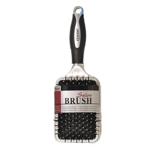 Annie - Salon Paddle Cushion Brush - Jumbo - (10") - Ball Tipped - Product Imagery