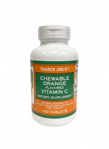 Trader Joe's Chewable Orange Flavored Vitamin C - Product Imagery