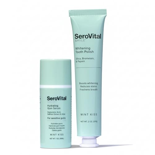 Radiant Smile Whitening Boost Duo Tooth Polish Gum Hydration - Serovital Official Imagery - 1