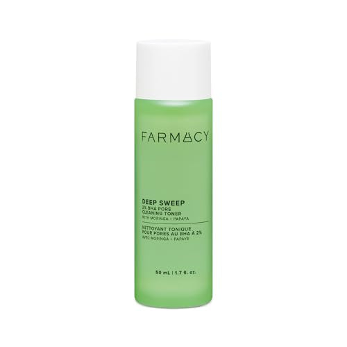 Farmacy 2% Salicylic Acid Toner for Face - Deep Sweep BHA Liquid - Product Imagery