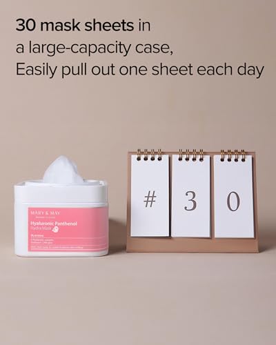 Mary&May Hyaluronic Panthenol Daily Sheet Mask, 30 Sheets - Product Imagery