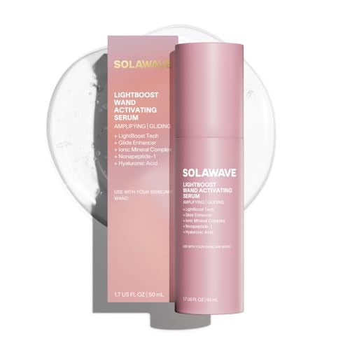 Solawave LightBoost Red Light Therapy Wand Activating Serum, - Product Imagery