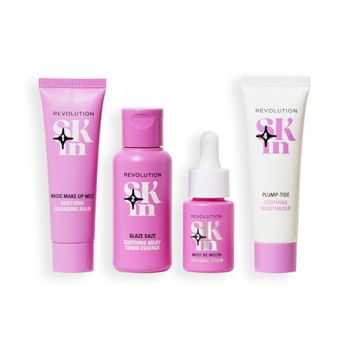 Revolution Skin Go Gentle 4 Step Starter Kit, 4 Mini Products - Product Imagery